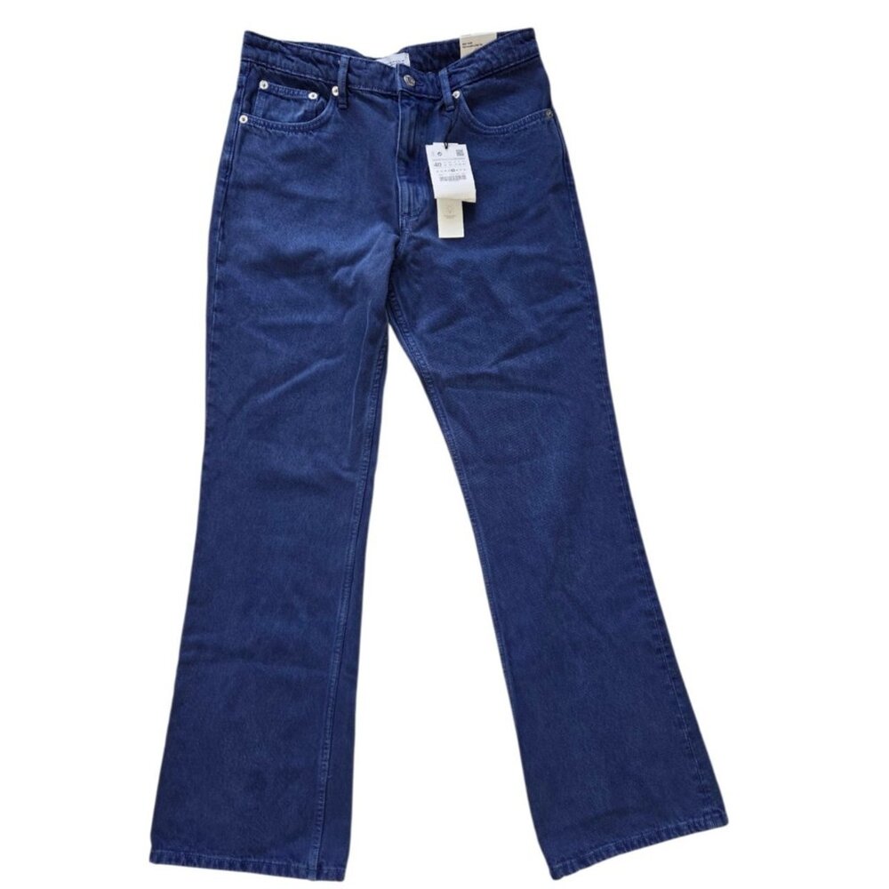 Zara Womens Size 8 Mid Rise Bootcut Fit Jeans NEW - Picture 2 of 4